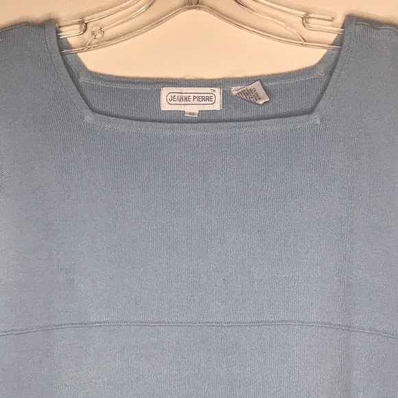 Blue Knit Tank Top size medium - Picture 2 of 5